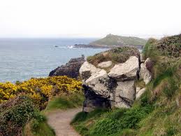 The walk past Man'Head to Clodgy, St Ives