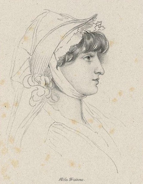 Sarah Siddons by J. Dickinson