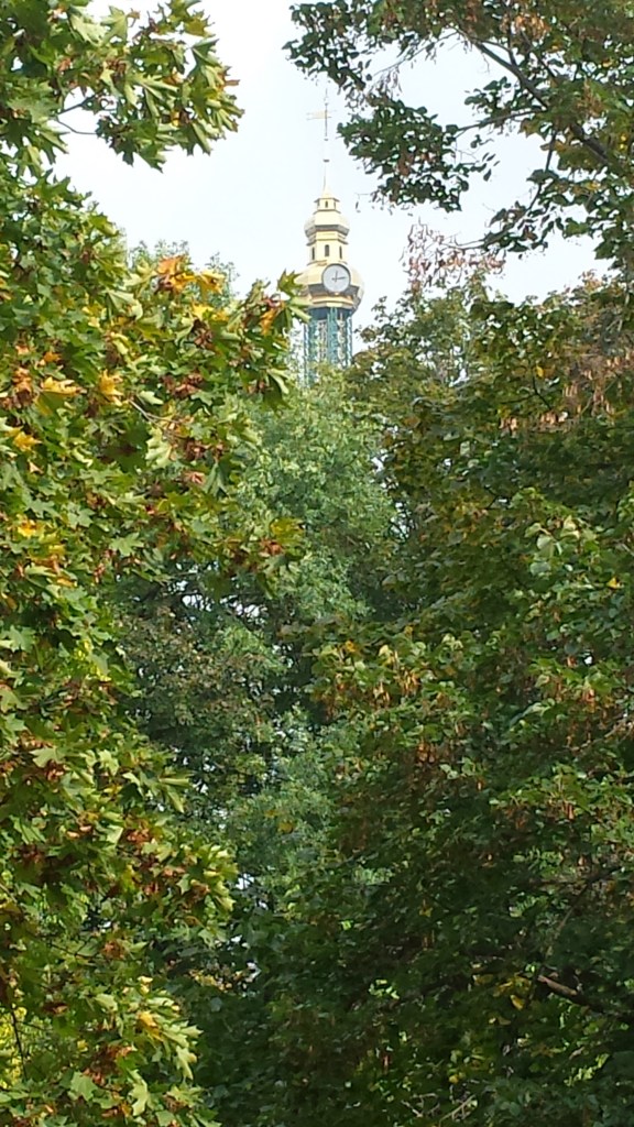 View from Hauptallee in the Prater