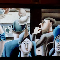 Extract from a painting by Edward Burra