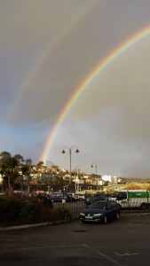 Rainbows at the Bus Station