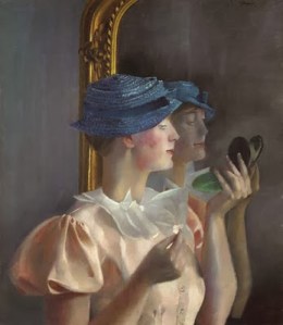 Londa vor dem Spiegel Felixmueller 1933