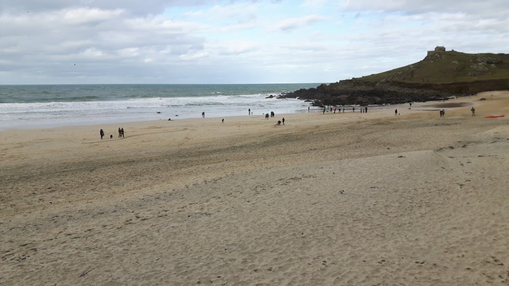 Porthmeor Beach, St Ives in February