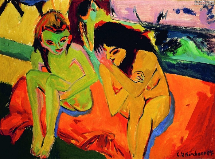 Naked Girls Talking, 1910