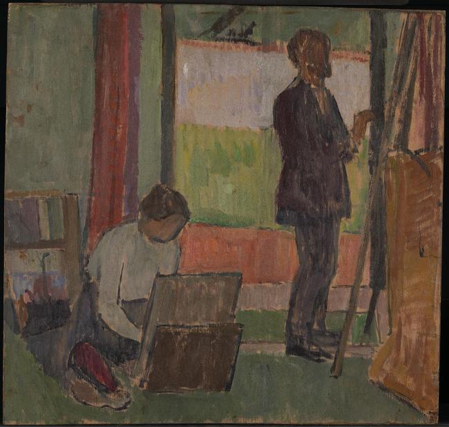 Frederick and Jessie Etchells Painting 1912 by Vanessa Bell 1879-1961