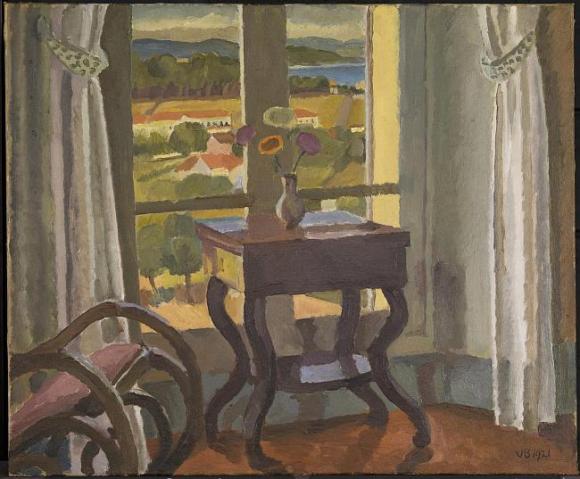 Interior with a Table 1921 by Vanessa Bell 1879-1961