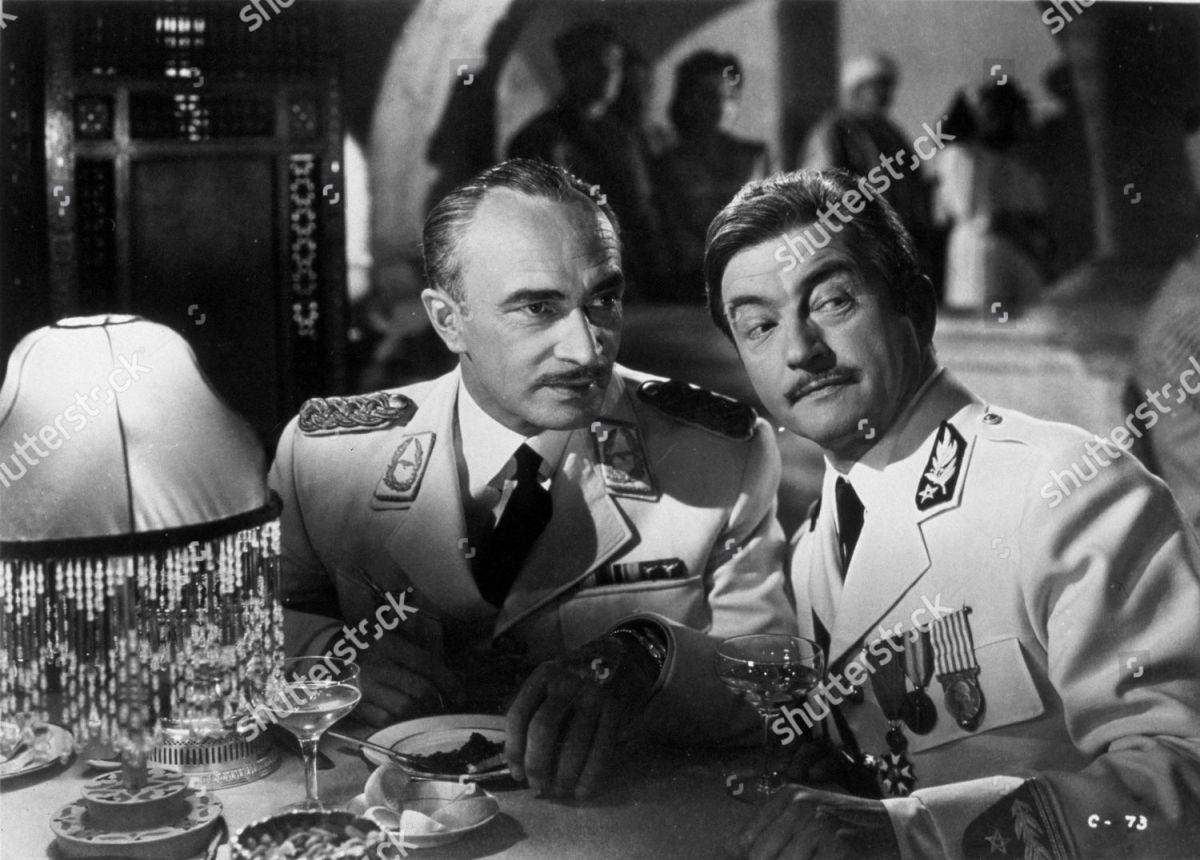 Conrad Veidt &amp; Claude Rains in Casablanca